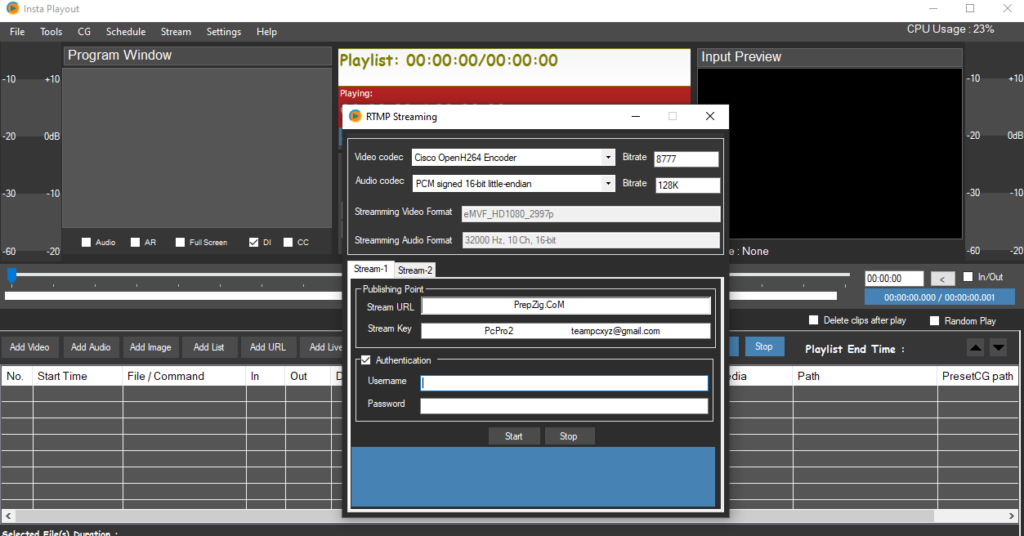 Insta Playout 4