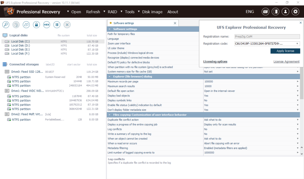 UFS Exporer Professional Recovery Download
