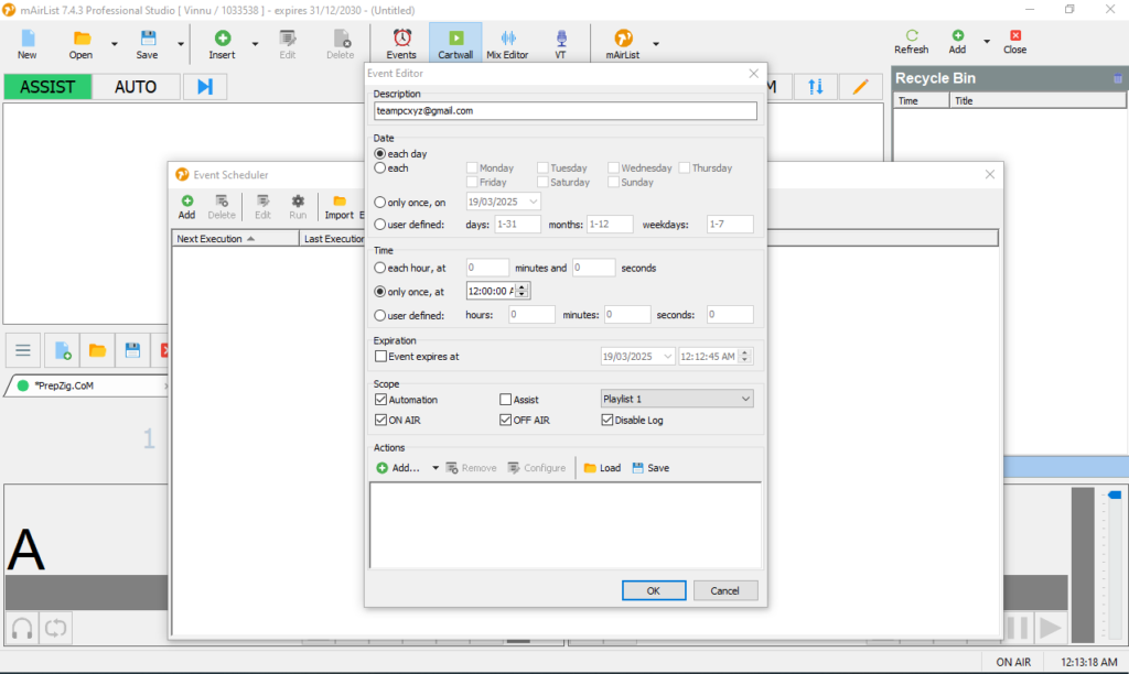 mairlist 7.4.3