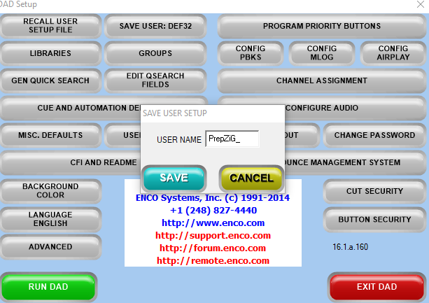 Enco DAD Radio Automation