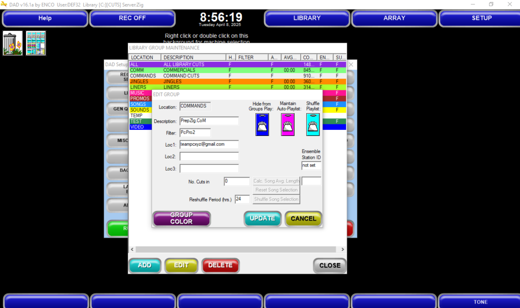 Enco DAD Radio Automation
