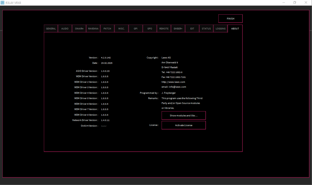 Lawo R3LAY VRX8 4.2 Free Download