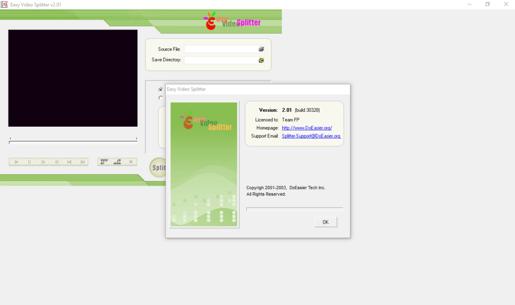 Easy Video Splitter 2.01