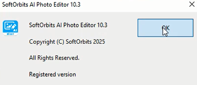 SoftOrbits Ai Photo Editor Pro 10.3