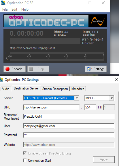Opticodec-PC Straming Encoder SE